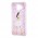 Чехол для Xiaomi Redmi 6 Pro Блестки вода светло-розовый "девушка в белом платье"