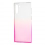 Чохол для Samsung Galaxy Note 10 (N970) Gradient Design рожево-білий