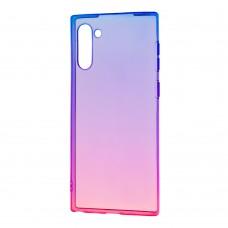 Чохол для Samsung Galaxy Note 10 (N970) Gradient Design рожево-блакитний