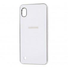 Чохол для Samsung Galaxy A10 (A105) Silicone case (TPU) білий
