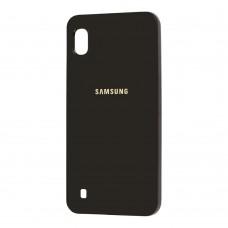Чехол для Samsung Galaxy A10 (A105) Silicone case (TPU) черный