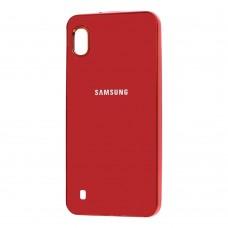 Чехол для Samsung Galaxy A10 (A105) Silicone case (TPU) красный
