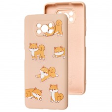 Чохол для Xiaomi Poco X3 / X3 Pro Wave Fancy playful cat / pink sand