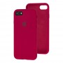 Чехол для iPhone 7 / 8 Silicone Full красный / rose red