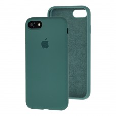 Чохол для iPhone 7/8 Silicone Full зелений / pine green