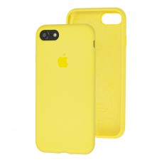Чохол для iPhone 7 / 8 Silicone Full bright yellow