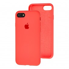 Чохол для iPhone 7/8 Silicone Full коралово-рожевий