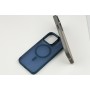 Чохол для iPhone 15 Pro Max Berlia Smooth MagSafe dark blue