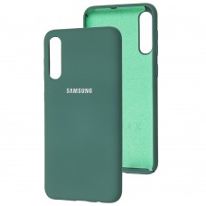 Чохол для Samsung Galaxy A50 / A50s / A30s Silicone Full зелений / pine green