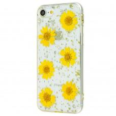 Чехол Nature Flowers для iPhone 7 / 8 желтый