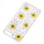 Чехол гербарий iPhone 7+ / 8+ Plus желтый