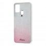 Чехол для Samsung Galaxy M31 (M315) Ambre Fashion серебристый / розовый