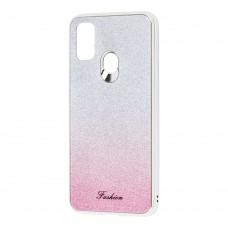 Чехол для Samsung Galaxy M21 / M30s Ambre Fashion серебристый / розовый