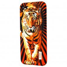 Чехол Luxo Face для iPhone 7 / 8 неоновый тигр оранжевый