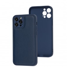 Чехол для iPhone 12 Pro Eco Leather midnight blue