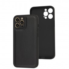 Чехол для iPhone 12 Pro Max Eco Leather black