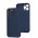 Чохол для iPhone 12 Pro Max Eco Leather midnight blue