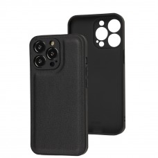 Чехол для iPhone 13 Pro Eco Leather black