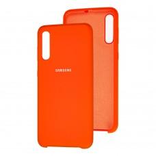Чохол для Samsung Galaxy A50/A50s/A30s Silky Soft Touch помаранчевий неон