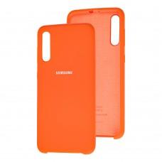 Чохол для Samsung Galaxy A50/A50s/A30s Silky Soft Touch "помаранчевий"