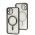 Чохол для iPhone 12 Titanium Fibra Chrome MagSafe black