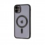 Чехол для iPhone 12 Titanium Fibra Chrome MagSafe black