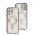 Чехол для iPhone 12 Pro Max Titanium Fibra Chrome MagSafe silver