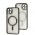 Чехол для iPhone 13 Titanium Fibra Chrome MagSafe black
