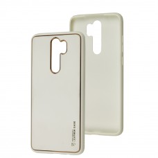 Чохол для Xiaomi Redmi Note 8 Pro Leather Xshield white
