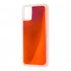 Чехол для Samsung Galaxy A51 (A515) "Neon песок" фиолетово-оранжевый
