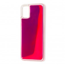 Чехол для Samsung Galaxy A51 (A515) "Neon песок" фиолетово-розовый