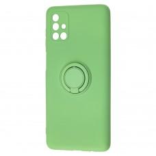 Чехол для Samsung Galaxy M51 (M515) ColorRing зеленый