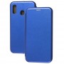 Чехол книжка Premium для Samsung Galaxy A20 / A30 синий