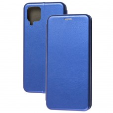 Чехол книжка Premium для Samsung Galaxy A12 (A125) синий