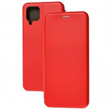 Чехол книжка Premium для Samsung Galaxy A12 (A125) красный