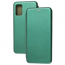 Чехол книжка Premium для Samsung Galaxy A02s (A025) зеленый