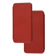 Чехол книжка Premium для Samsung Galaxy A02s (A025) красный