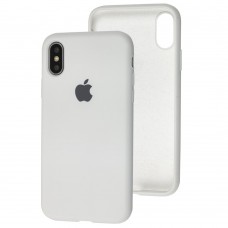 Чохол для iPhone X / Xs Silicone Full white