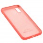 Чохол для iPhone Xs Max Silicone Full hot pink