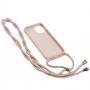 Чохол для iPhone 12 / 12 Pro Wave Lanyard without logo pink sand