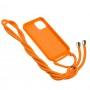 Чохол для iPhone 12 / 12 Pro Wave Lanyard with logo orange