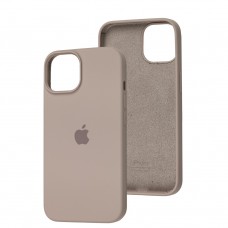 Чехол для iPhone 14 Silicone Full серый / lavender