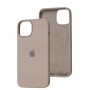 Чохол для iPhone 13 / 14 Square Full silicone сірий / lavender