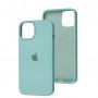 Чохол для iPhone 13 / 14 Square Full silicone бірюзовий / marine green