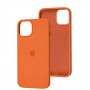 Чохол для iPhone 13 / 14 Square Full silicone помаранчевий / kumquat