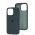 Чохол для iPhone 13 Pro Square Full silicone forest green