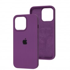 Чохол для iPhone 13 Pro Square Full silicone фіолетовий / purple