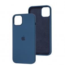 Чехол для iPhone 14 Plus Silicone Full blue cobalt 
