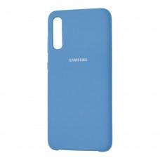 Чохол для Samsung Galaxy A70 (A705) Silky Soft Touch синій кобальт