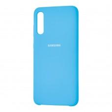 Чехол для Samsung Galaxy A70 (A705) Silky Soft Touch голубой